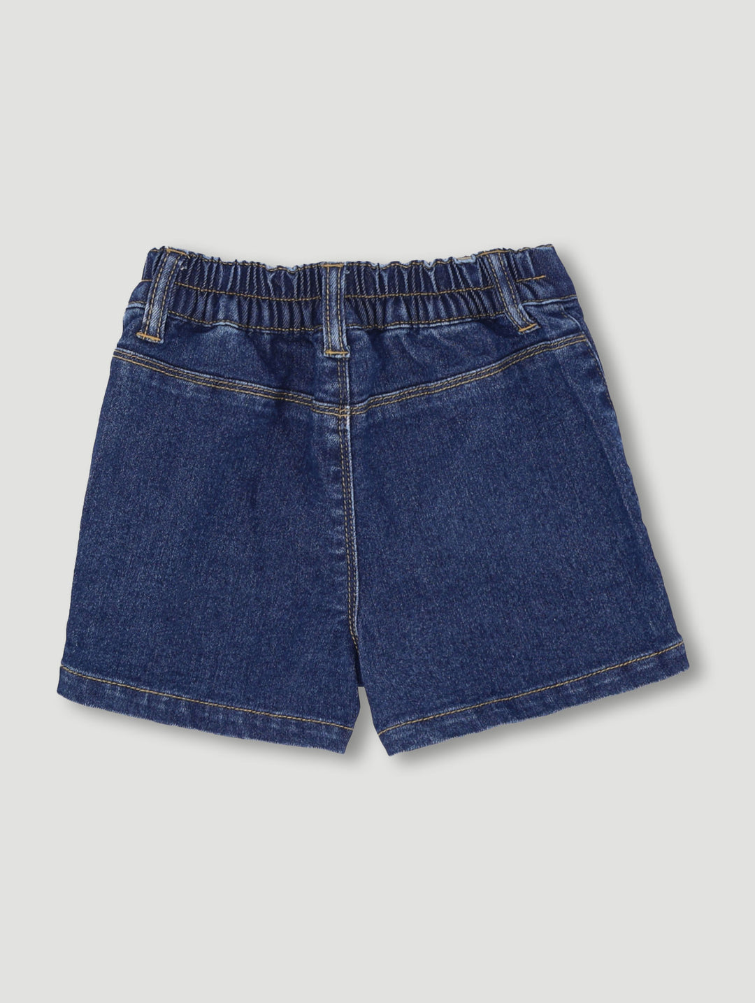 Pre-Girls Dark Wash Cheeky Short - Blue