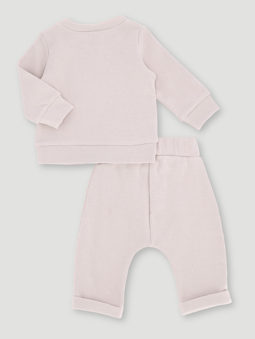 Baby Boys Roar Waffle Set - Stone