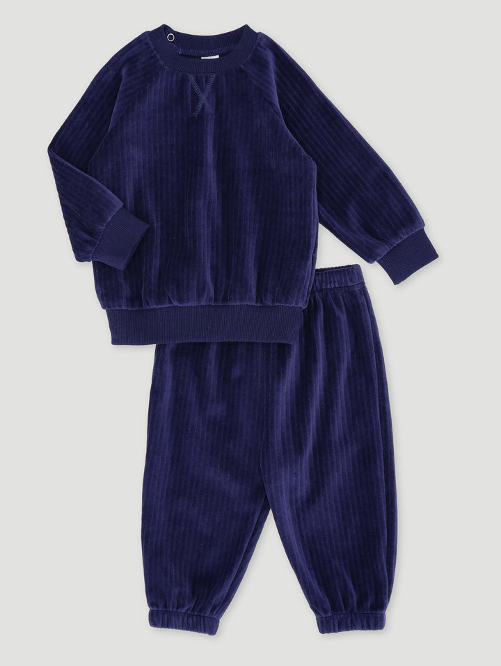 Baby Boys Corduroy Set - Dark Navy