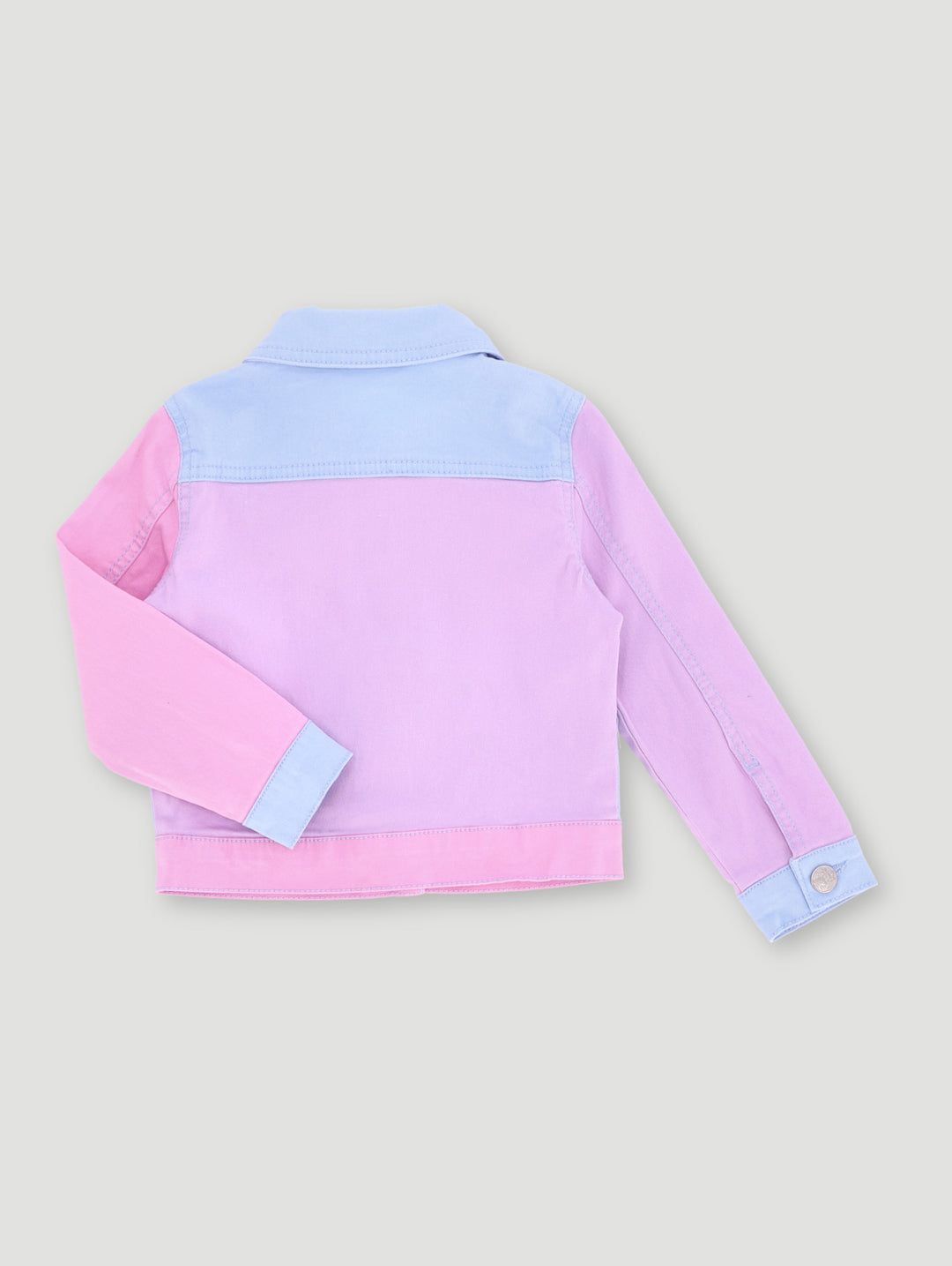 Pre-Girls Colourblock Denim Jacket