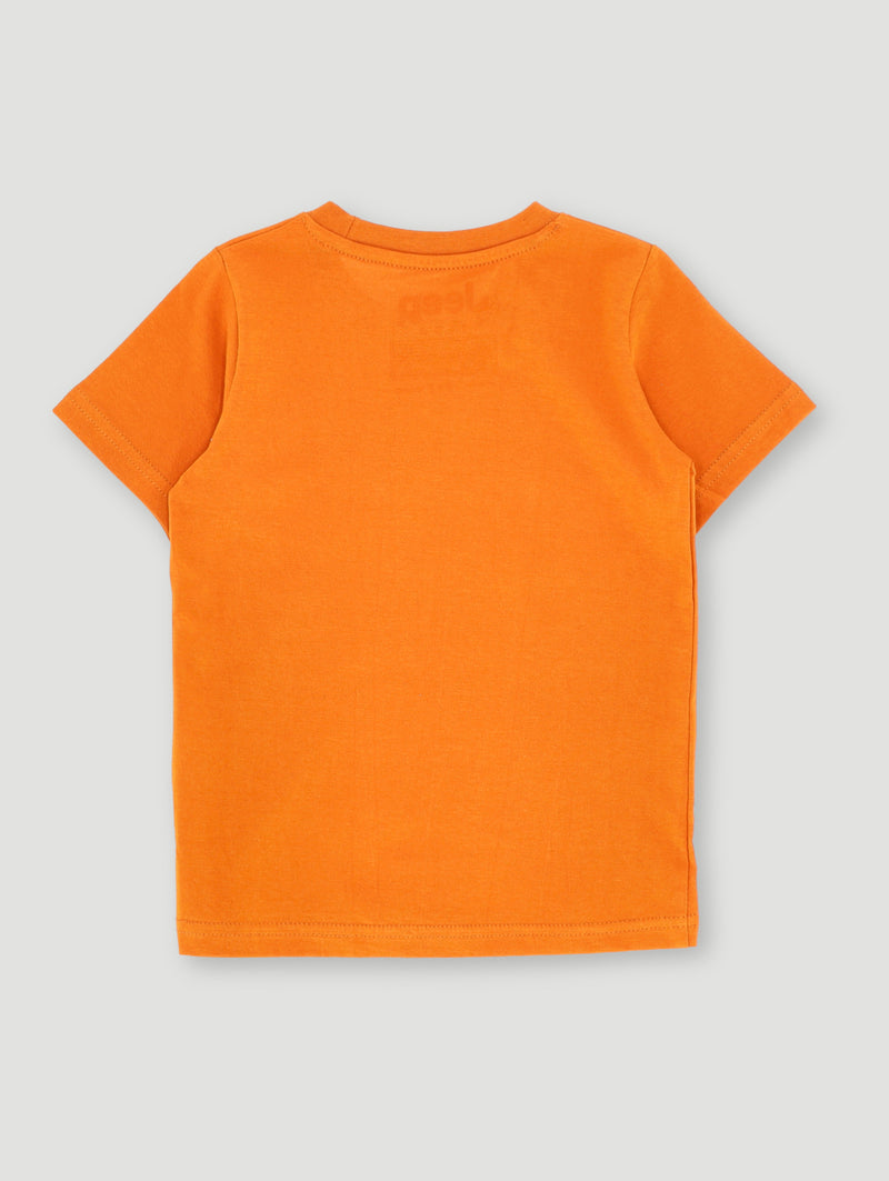 Pre-Boys Short Sleeve Car Tee - Rust