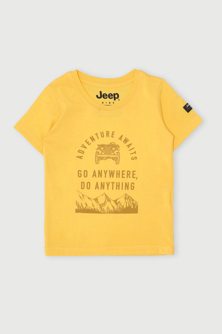 Pre-Boys Adventure Tee - Yellow