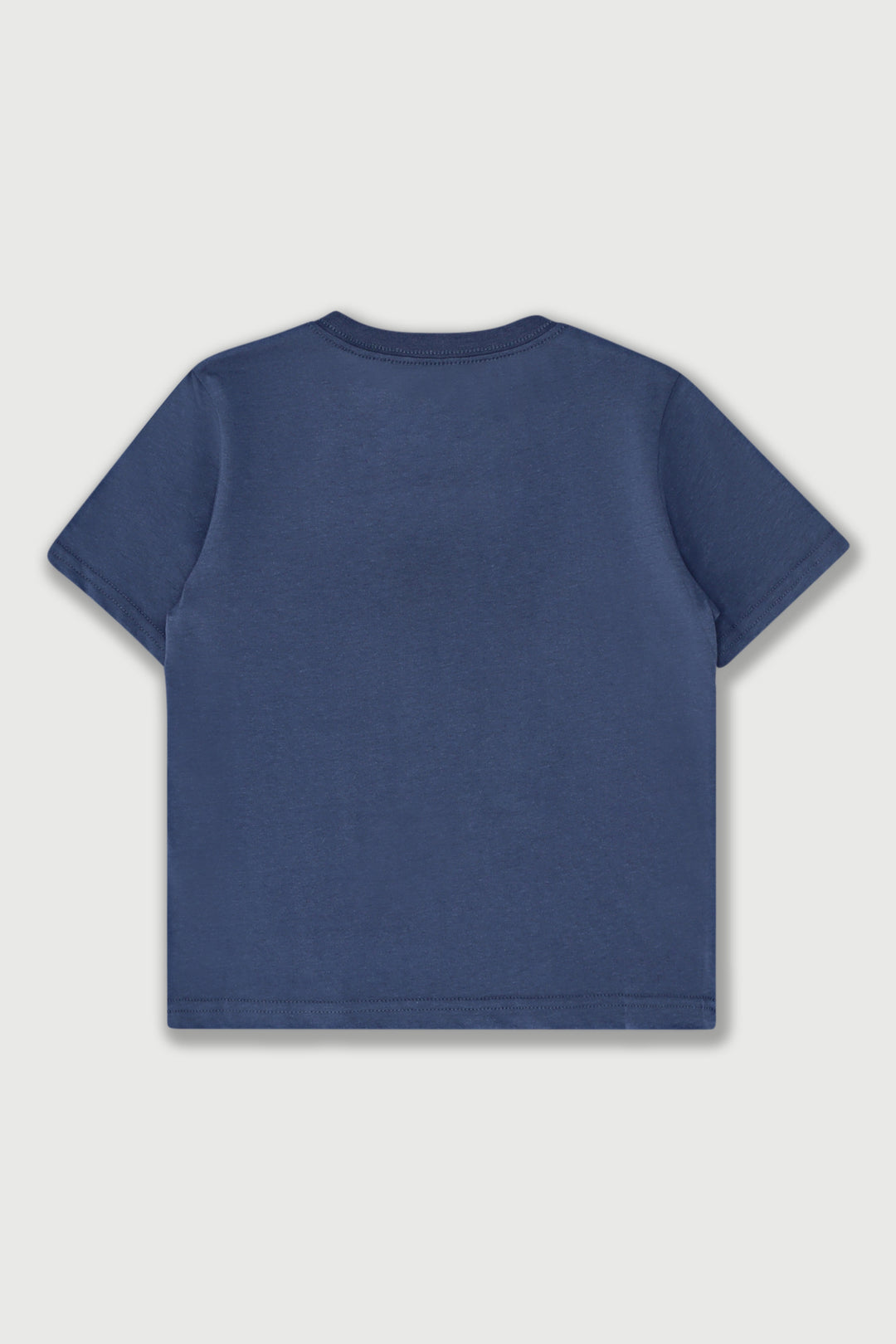 Pre-Boys Batwing Tee - Navy/Stone