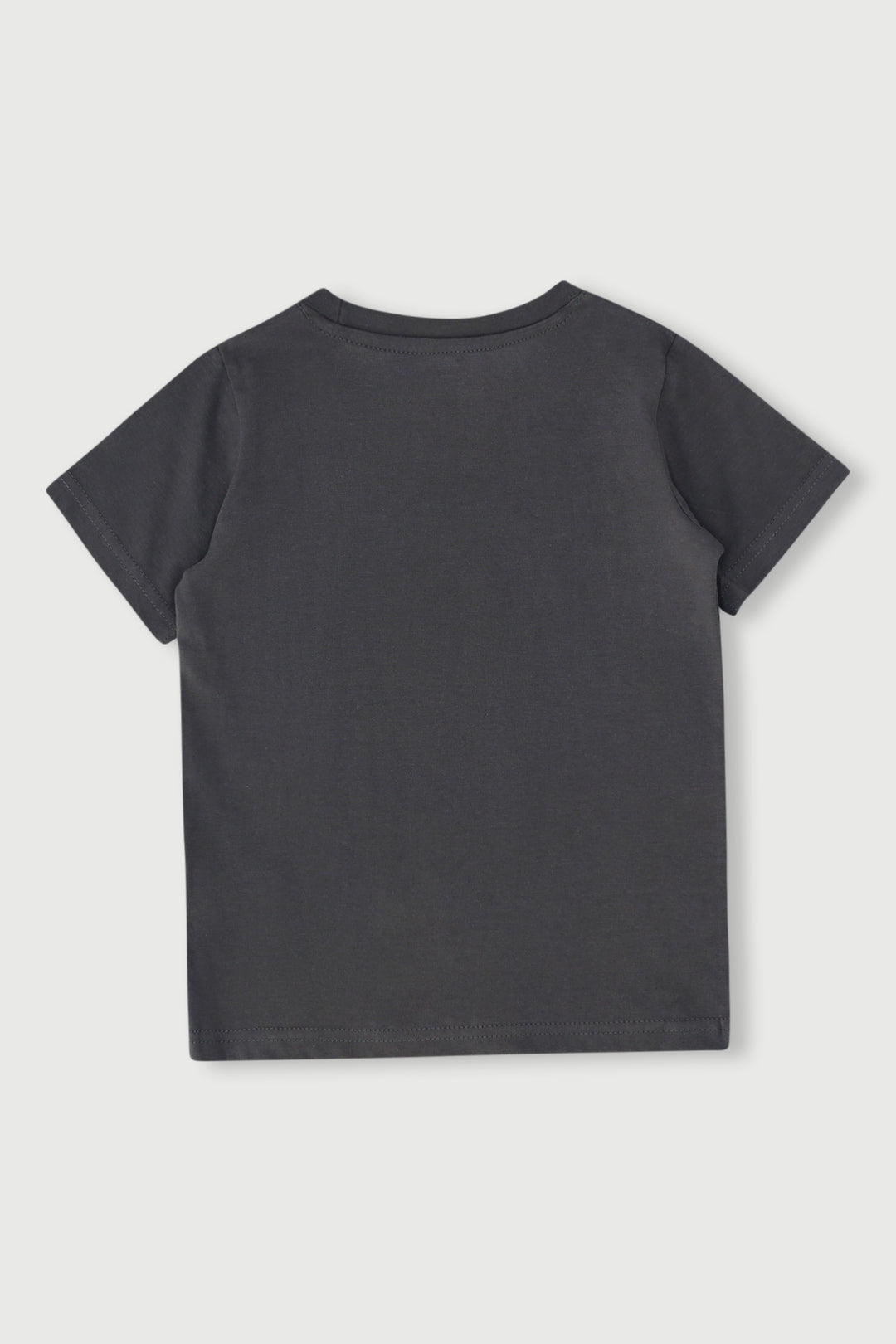 Pre-Girls Garden Flower Tee - Charcoal
