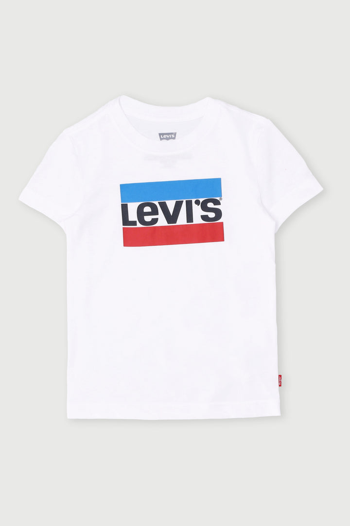 Pre-Boys Sportswear Logo Tee - White