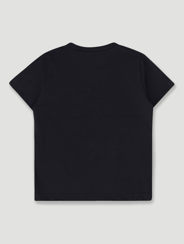 Pre-Boys Basketball Sketch Tee - Black