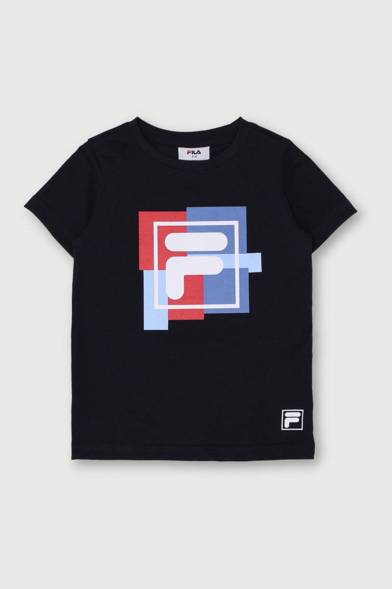 Pre-Boys Corrado Tee - Black