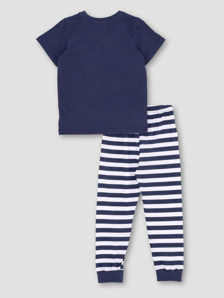 Pre-Boys Stitch Transitional Sleep Set - Navy