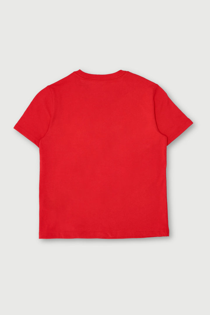 Pre-Boys Batwing Tee - Red