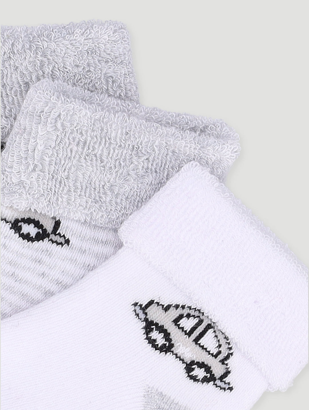 Baby Boys 3 Pack Cars Towelling Socks
