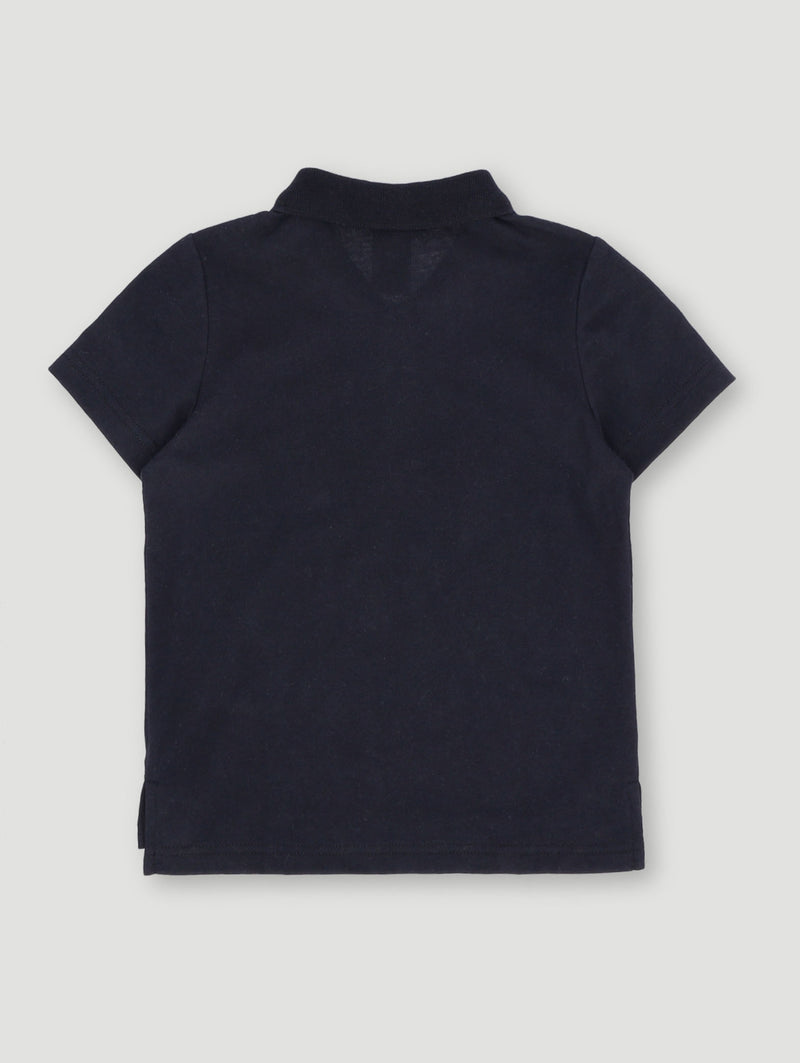 Pre-Boys Plain Golfer - Black