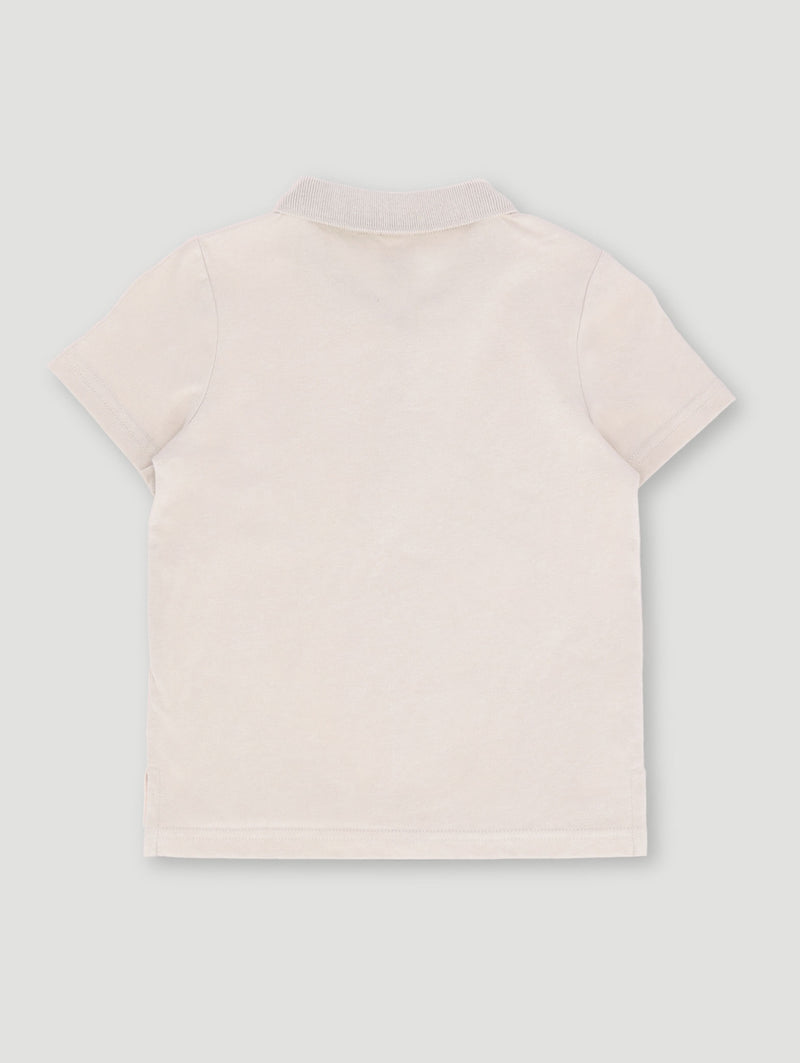 Pre-Boys Plain Golfer - Stone