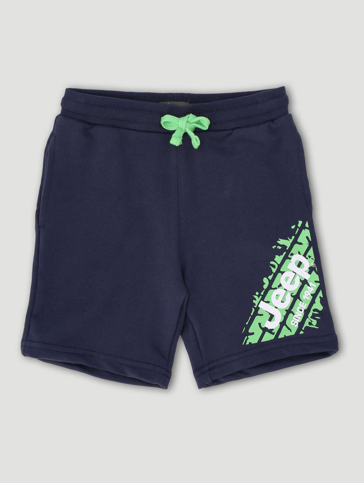 Pre-Boys Fleece Shorts - Navy