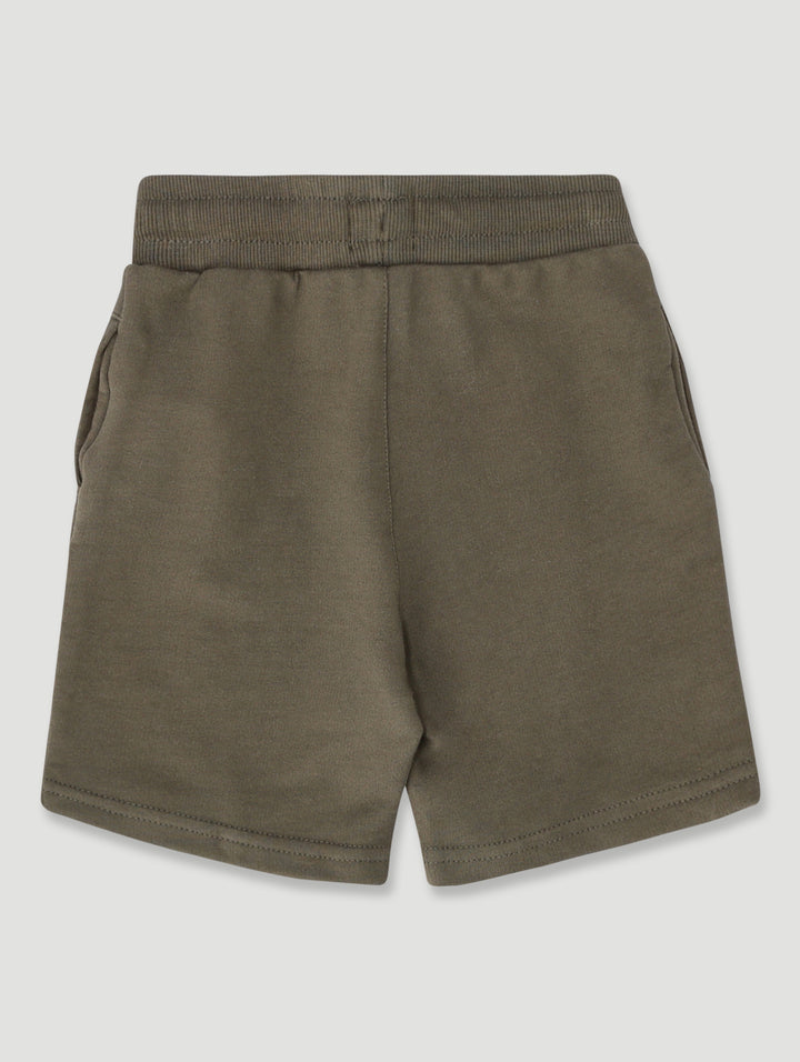 Pre-Boys Fleece Shorts - Olive