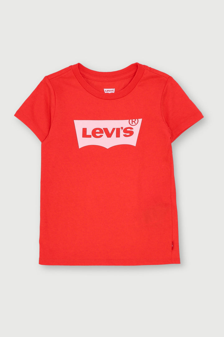 Pre-Girls Batwing Tee - Red