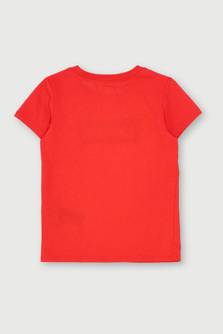 Pre-Girls Batwing Tee - Red