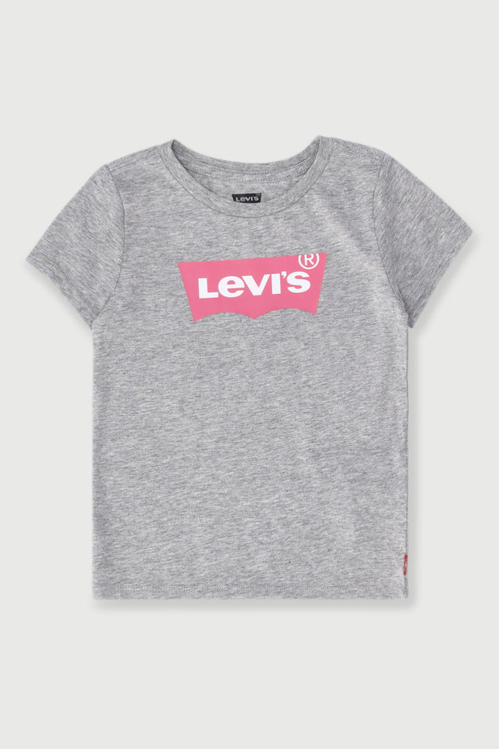 Pre-Girls Batwing Tee - Grey