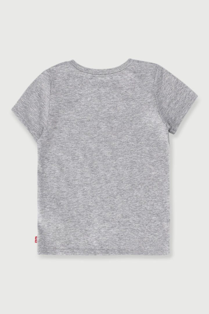 Pre-Girls Batwing Tee - Grey