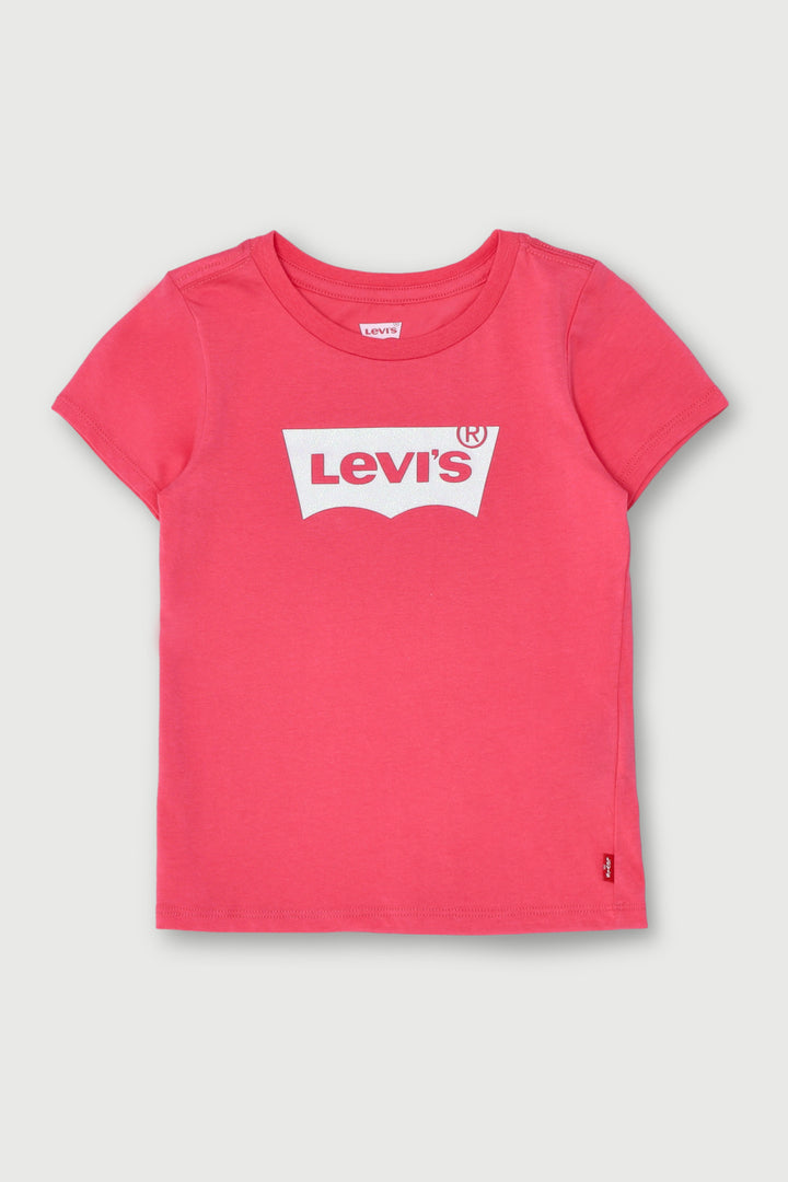 Pre-Girls Batwing Tee - Pink