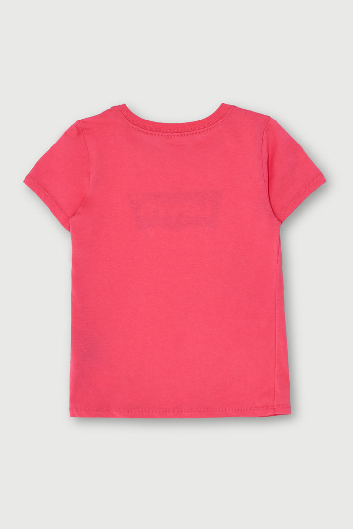 Pre-Girls Batwing Tee - Pink