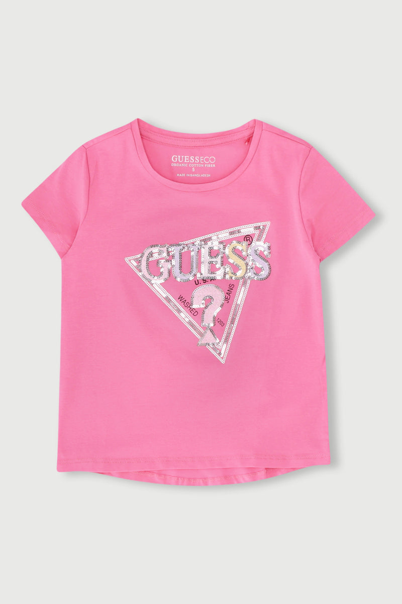 Pre-Girls High Low T-Shirt - Pink
