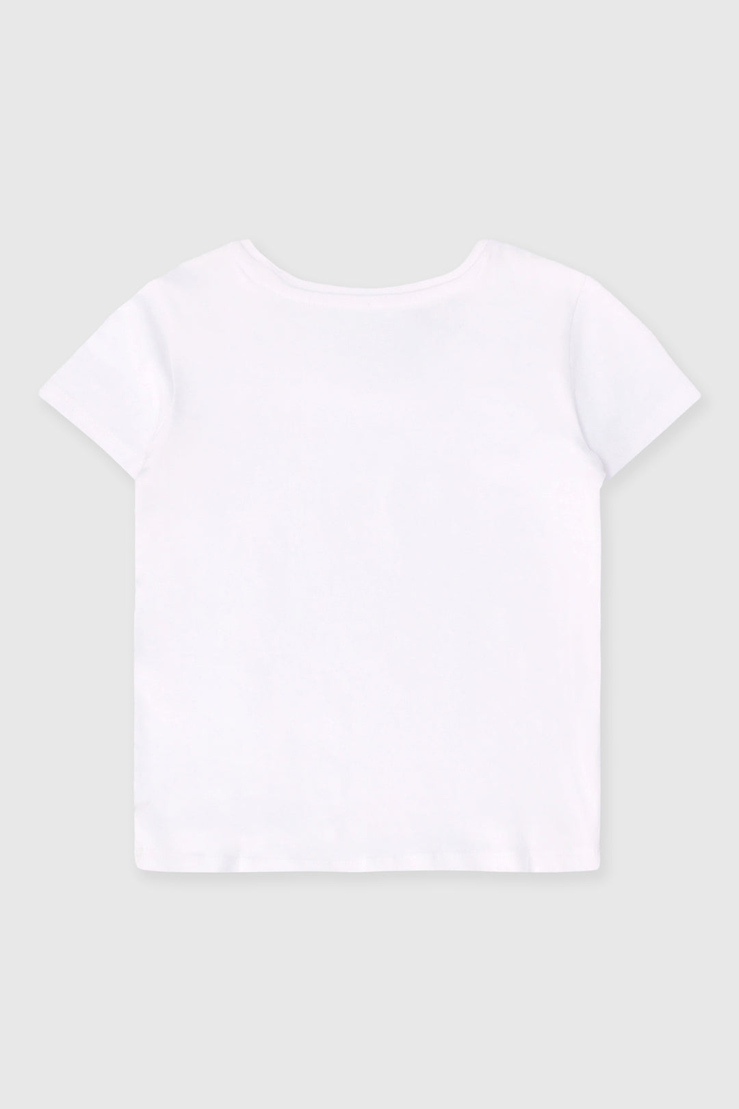 Pre-Girls High Low T-Shirt - White