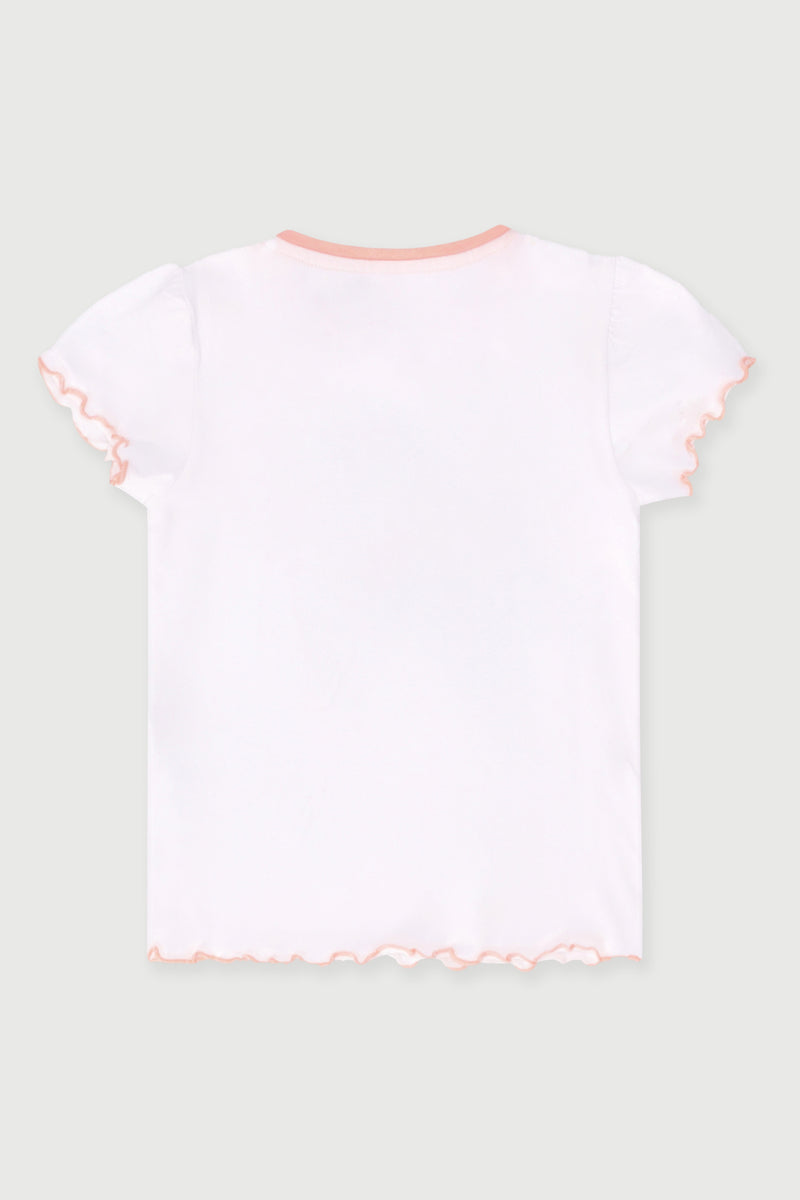Pre-Girls Short Sleeve T-Shirt - White