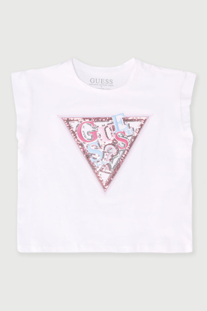 Pre-Girls Midi T-Shirt - White