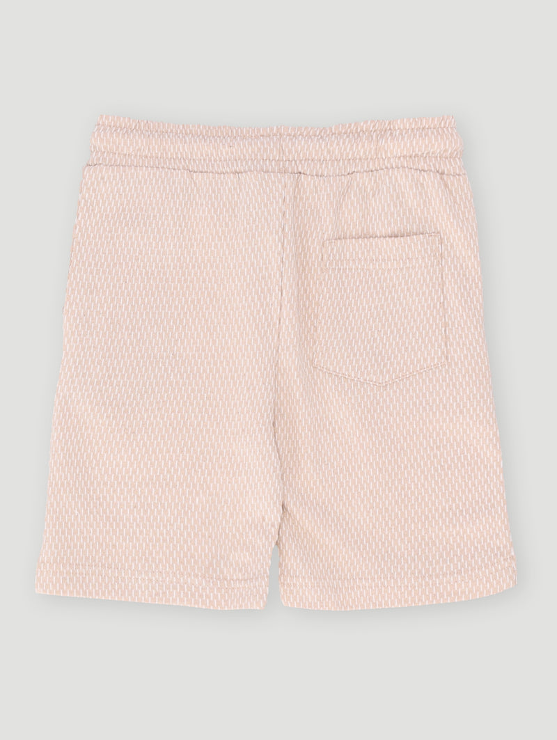 Pre-Boys Jaquard Knit Short - Stone
