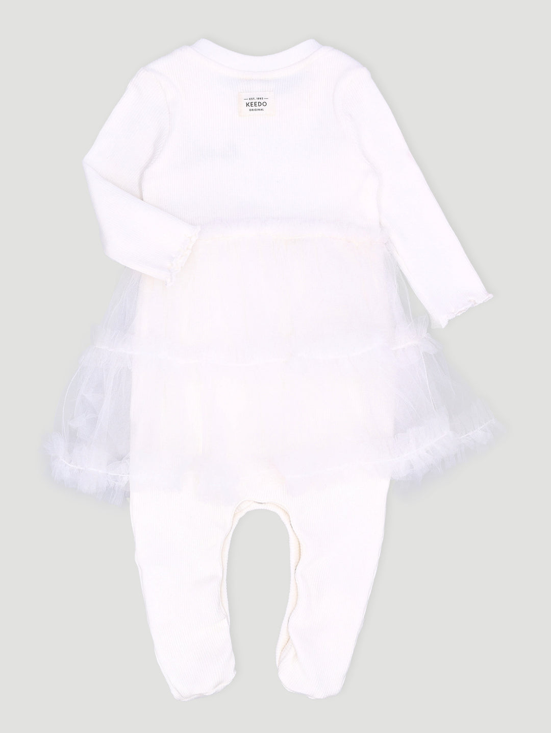 Keedo Baby Girls Premium Cotton Lycra Dress With Tuille