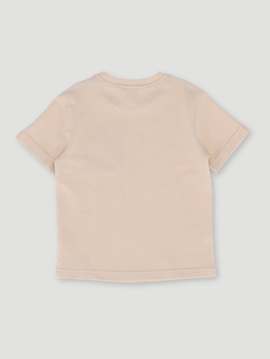 Pre-Boys Textured Waffle Tee - Stone
