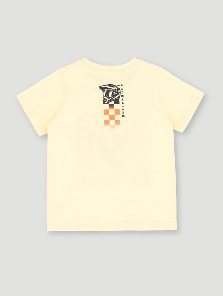 Pre-Boys Motorcross Tee - Yellow