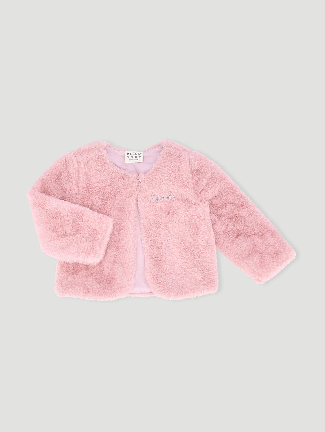 Keedo Baby Girls Faux Fur Bolero Jacket