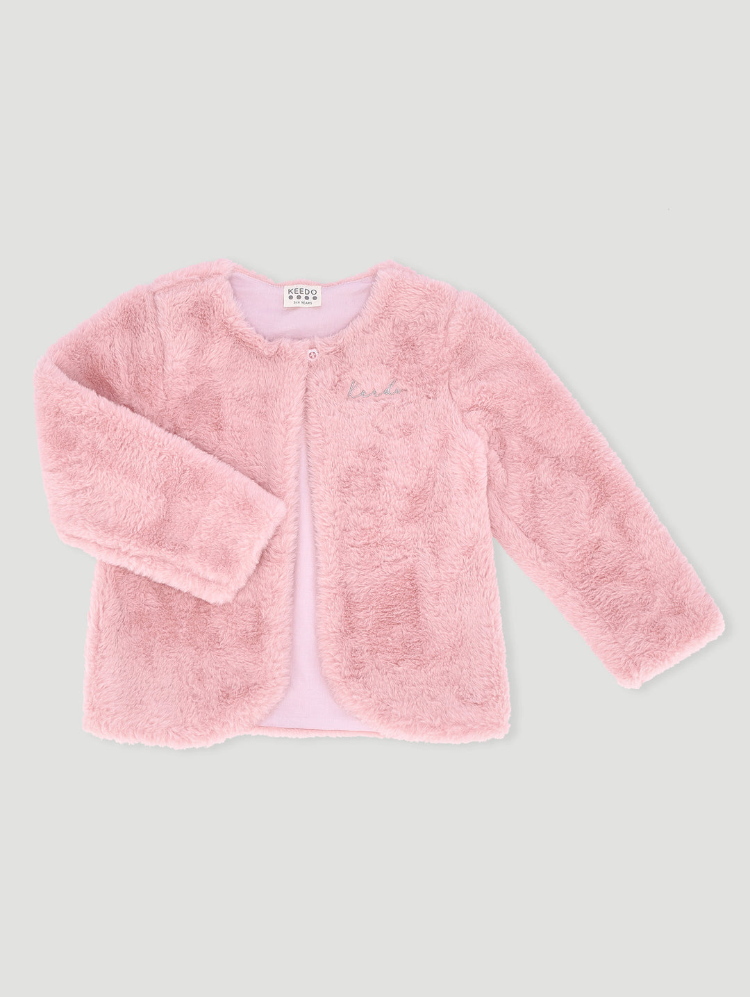 Keedo Girls Faux Fur Bolero Jacket