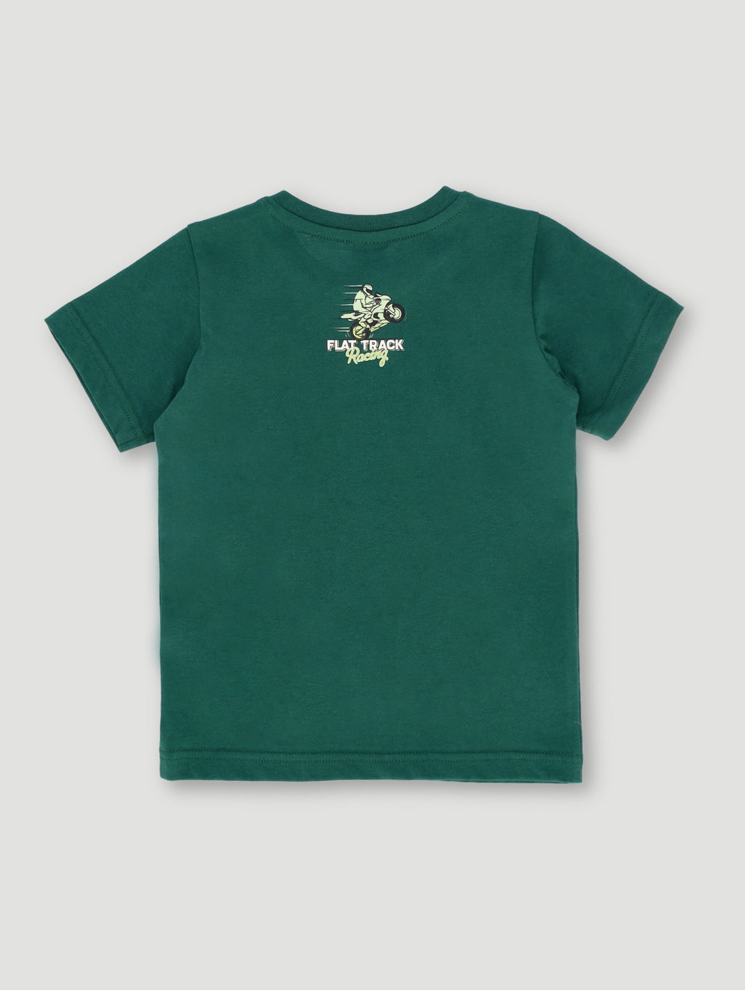 Pre- Boys Short Sleeve Bike Tee - Dark Green