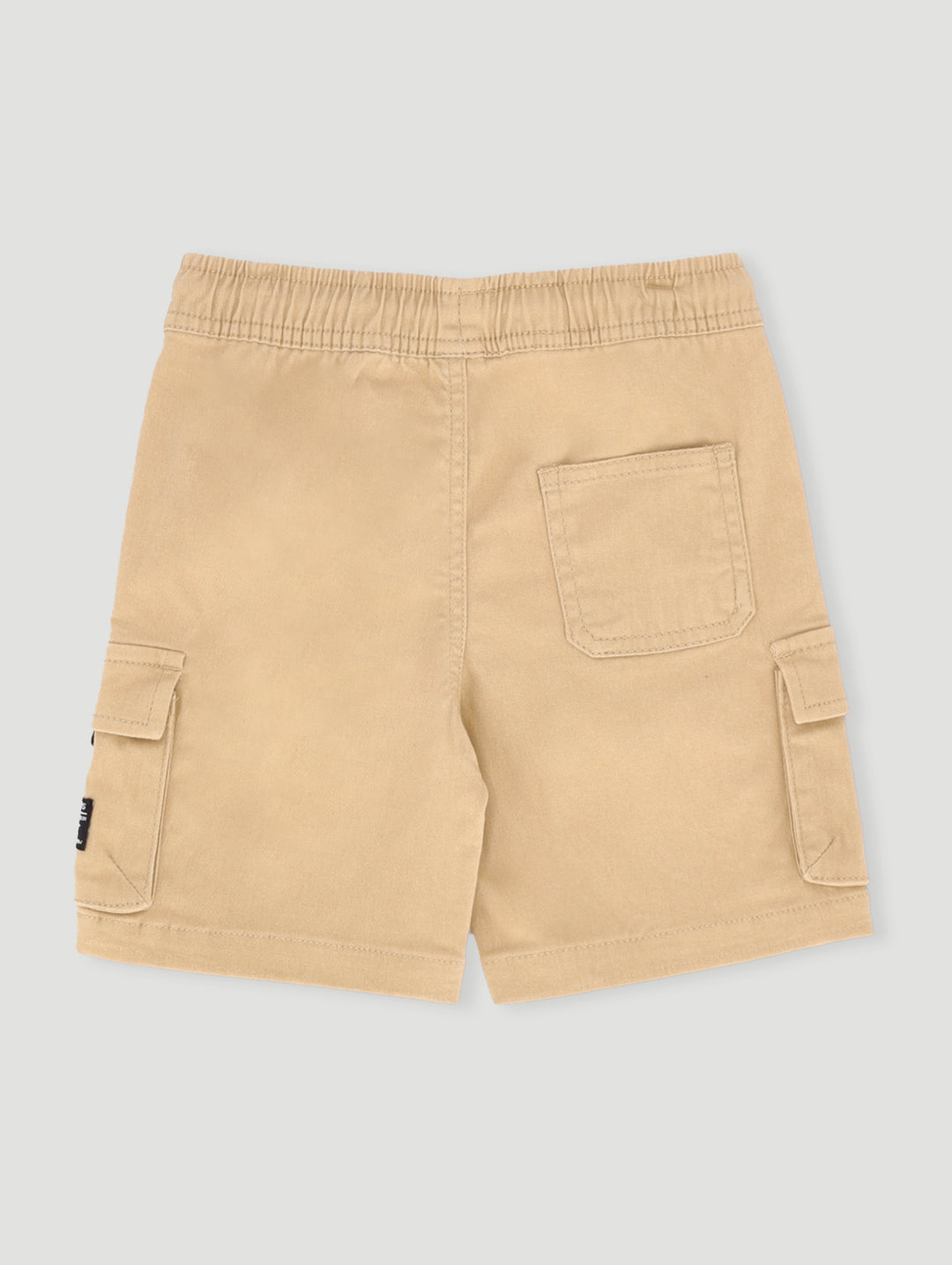 Pre- Boys Chino Cargo Pocket Shorts - Stone