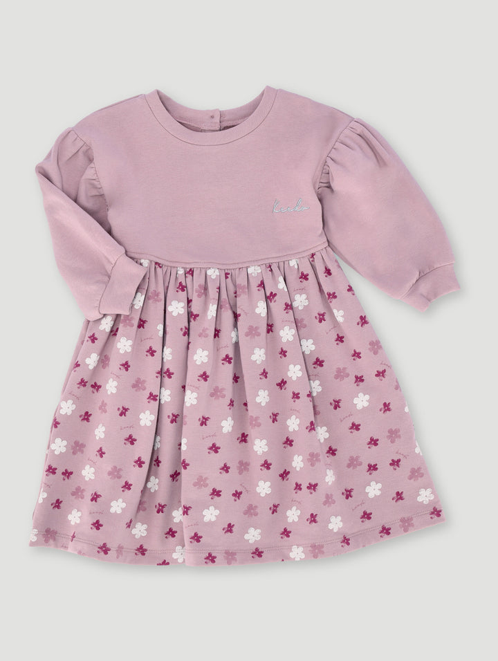 Keedo Girls Fashion Dress - Mauve