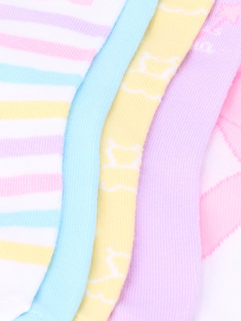 Pre-Girls 5 Pack Ballerina Anklet - Multi
