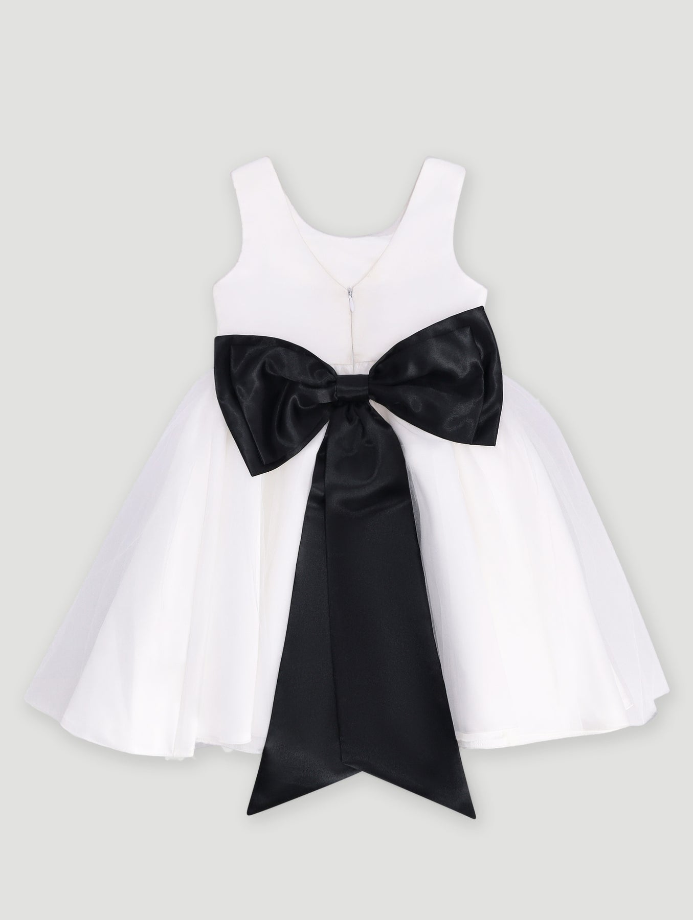 Pre-Girls Pre- Girls Satin Graduation Dress - White Edgars Pre-Girls Pre- Girls Satin Graduation Dress - White Edgars