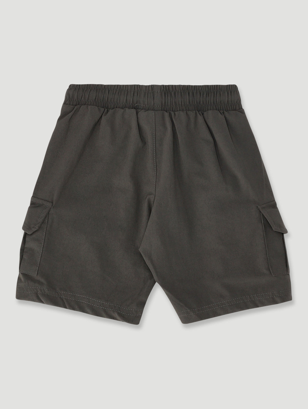Pre-Boys Nylon Cargo Shorts - Dark Green