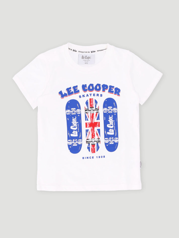 Boys Shortsleeve Francis Tee - White