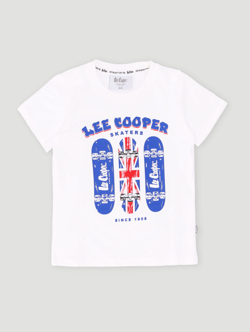 Boys Shortsleeve Francis Tee - White