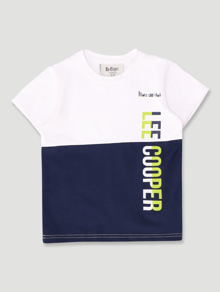 Pre-Boys Pepe Tee - Navy