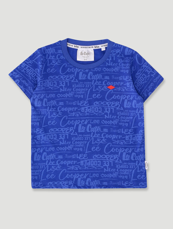 Pre-Boys Rashid Tee - Cobalt