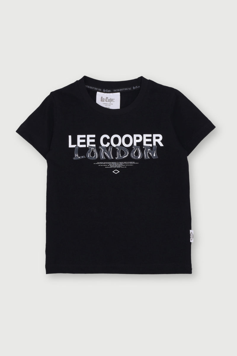 Pre-Boys Barney Tee - Black