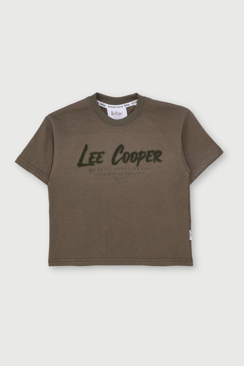 Pre-Boys Riccardo Tee - Dark Green