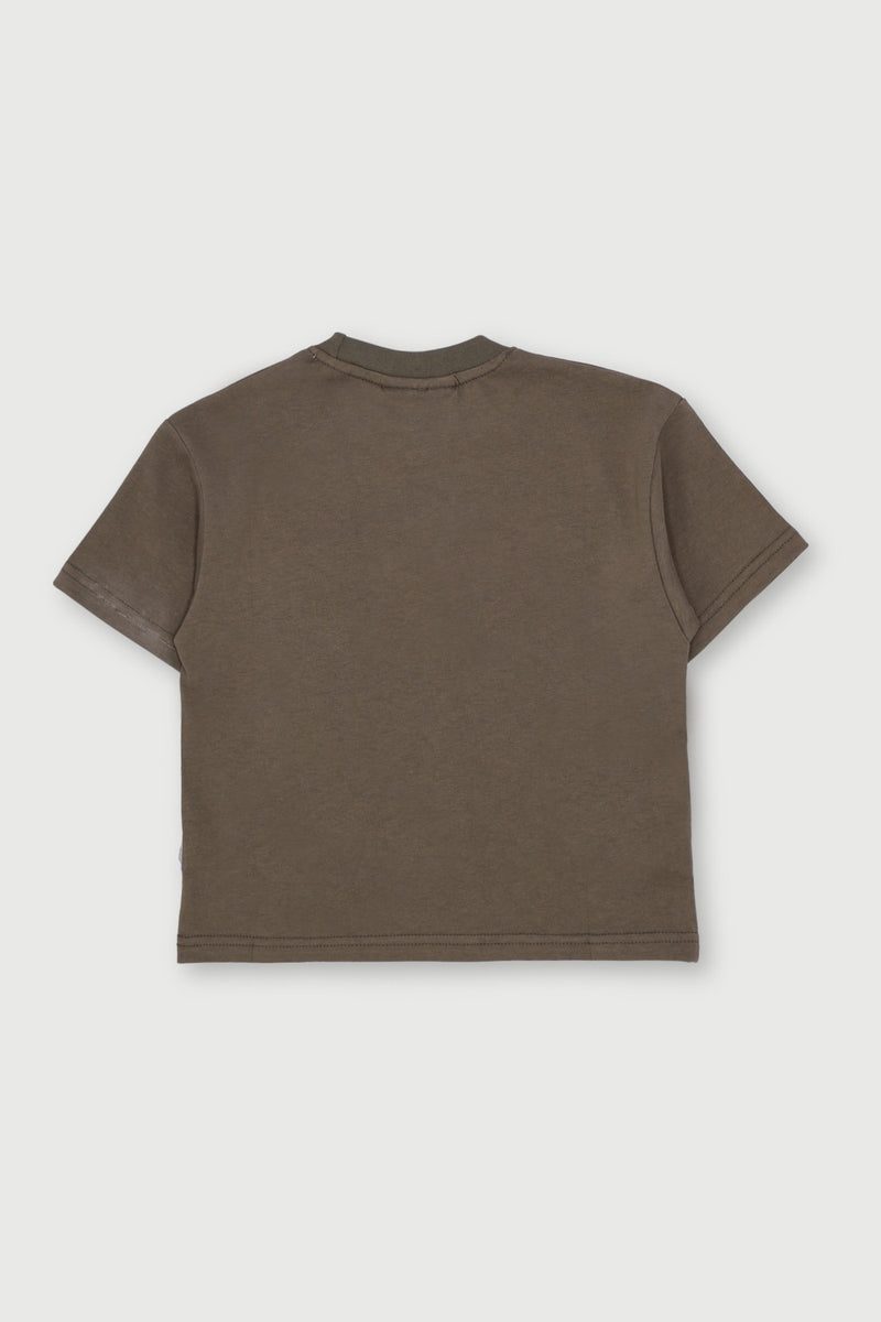 Pre-Boys Riccardo Tee - Dark Green