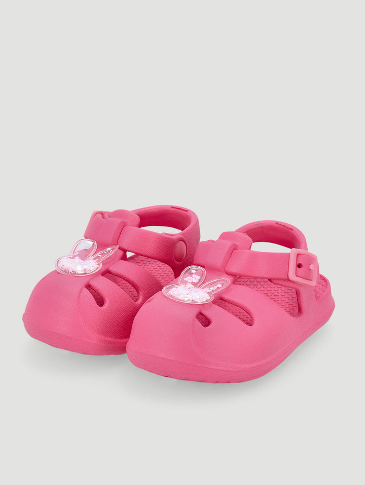 Baby Girls Bow Eva Sandal - Pink