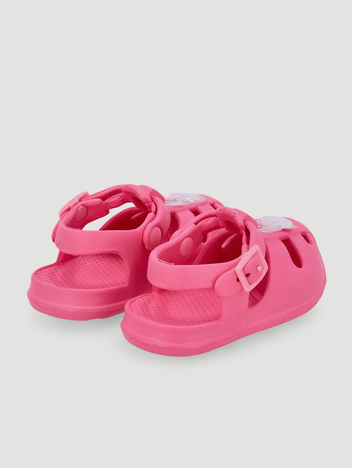 Baby Girls Bow Eva Sandal - Pink