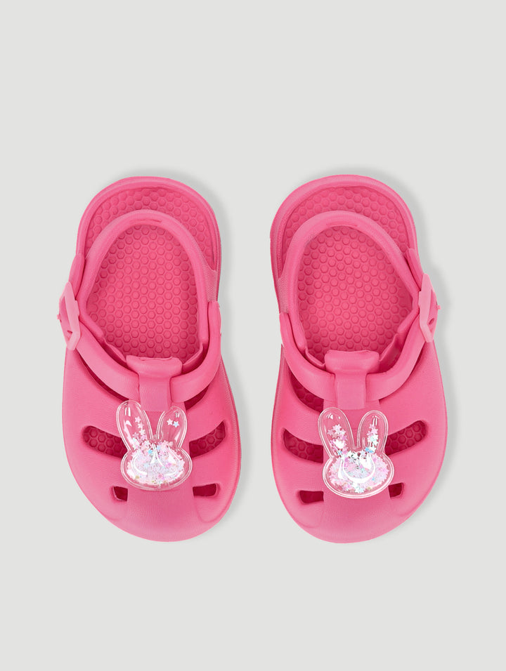 Baby Girls Bow Eva Sandal - Pink